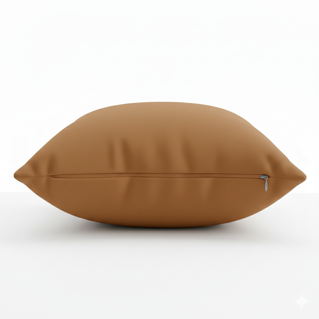 Poszewka 40x40 brąz