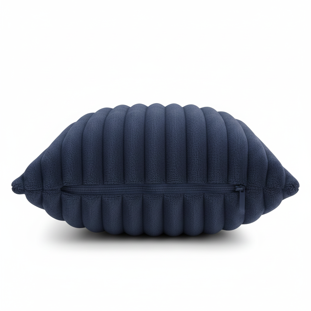 Poszewka sztruks 40x40 granatowa