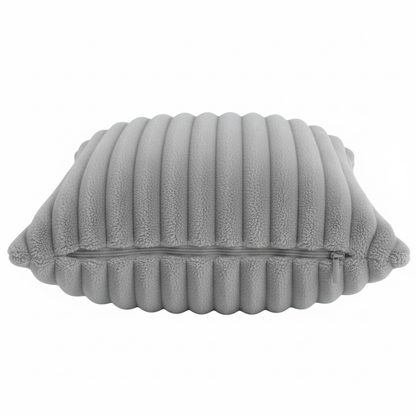 Poszewka sztruks 40x40 szara