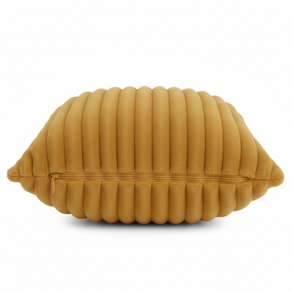 Poszewka sztruks 40x40 musztardowa