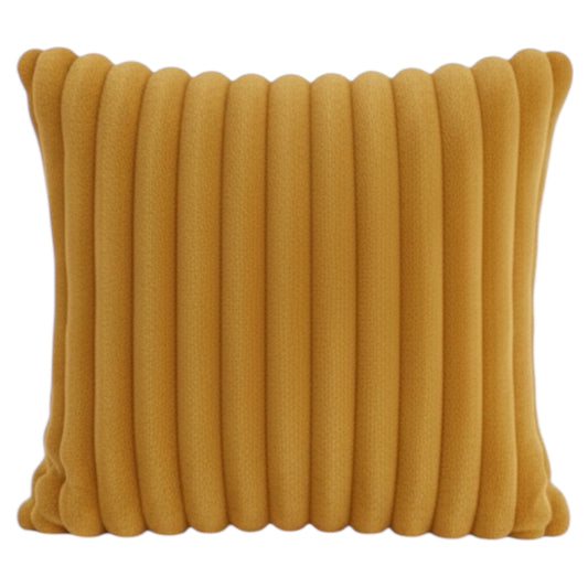 Poszewka sztruks 40x40 musztardowa