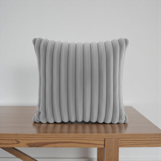 Poszewka sztruks 40x40 szara