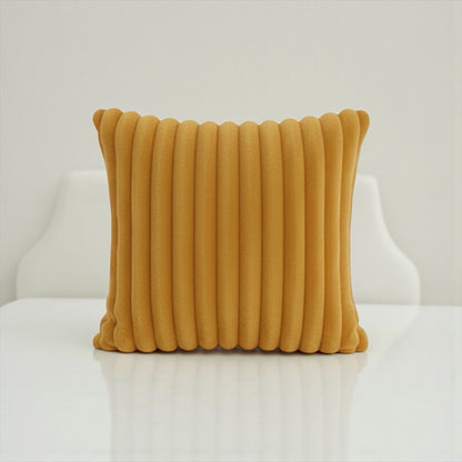 Poszewka sztruks 40x40 musztardowa